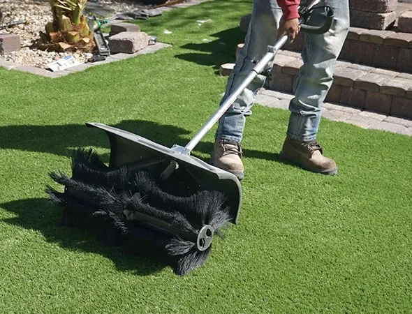 Artificial turf maintenance for residential and commercial properties